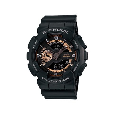 GA-110RG-1A Bracelet watch Maschio Quarzo (batteria) Nero orologio