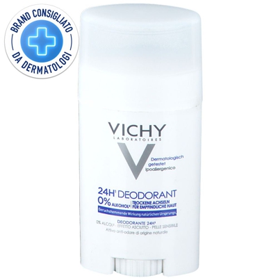 VICHY Deodorante Stick 24h Senza Sali di Allumino