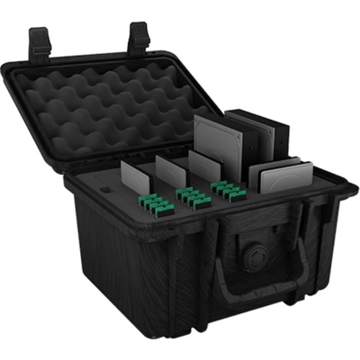 IB-AC627 custodia per unità di archiviazione Valigia Resina Nero