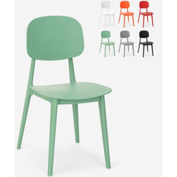 Sedia in polipropilene design moderno per cucina giardino bar ristorante Geer | Verde precio