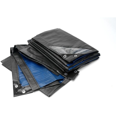 Rainexo RX250-3X4-GB tela cerata, 3 x 4 m, 250 g / m², occhielli inclusi