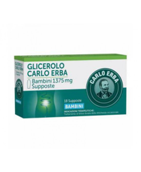 Carlo Erba Glicerolo Bambini 1375mg Lassativo 18 Supposte precio