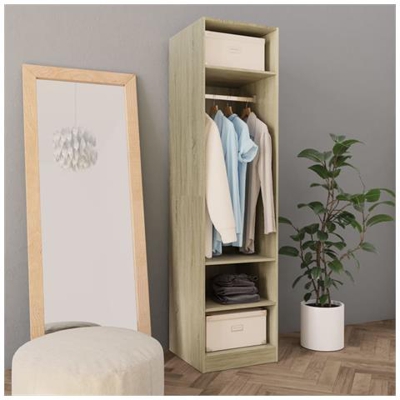 Armadio Rovere Sonoma 50x50x200 Cm In Truciolato