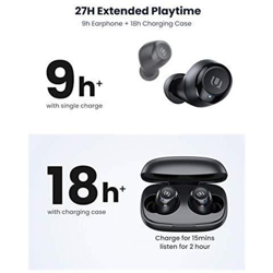 Hitune Wireless Auricolari Cvc 80 Noise Cancelling Headphones Bluetooth 5.0 Tws Aptx Vero Wireless Auricolari Con Il Mic 27h Playtime Usb C Quick Charge Touch Control Doppia Mono Ipx5 Impermeabile precio