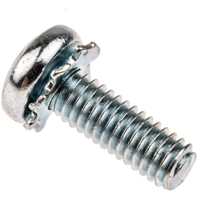 Vite a testa bombata Conica in Acciaio Zincato lucido RS PRO, filettatura M4 x 12mm, guida a , guida Pozidriv (Confezione da 100)