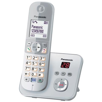 Cordless KX-TG6821GS DECT colore Argento - Europa