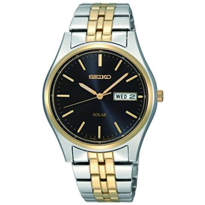 Orologio Analogico Solare Uomo con Cinturino in Acciaio Inox SNE034P1