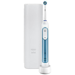 Spazzolino Elettrico Con Connessione Bluetooth, Smartring e Custodia da Viaggio, Colore Blu características
