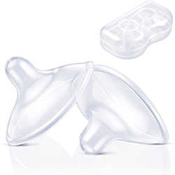 Protezione per Capezzoli in Silicone Protezione per Capezzoli per Allattamento al Seno Prolunga per Capezzoli con Custodia Storage Copricapezzoli per  precio