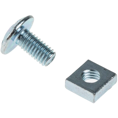 Dado per tetti in Acciaio zincato lucido RS PRO, filettatura M6 x 12mm, guida Phillips (Confezione da 100)