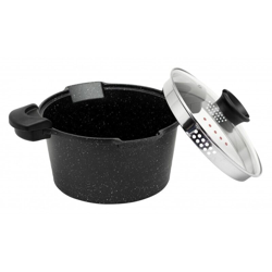 Pentola cuociscola 5,5 litri in alluminio marmorizzato no induzione en oferta