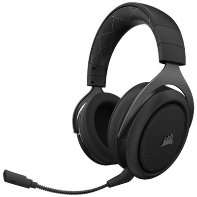 HS70 Cuffia Gaming Stereo Padiglione Auricolare Wireless con Microfono Integrato - Nero / Carbonio