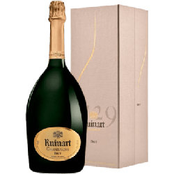CHAMPAGNE RUINART - MAGNUM BRUT - EN COFANETTO DELUXE características