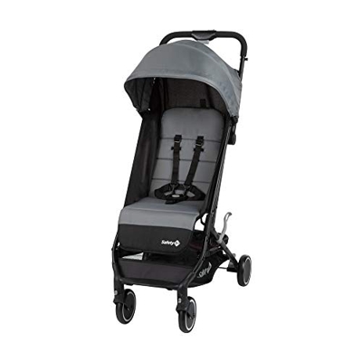 Safety 1st Soko Passeggino Leggero e Ultracompatto, Reclinabile dalla Nascita, con Posizione Nanna, Pieghevole e Richiudibile con una Sola Mano, Black