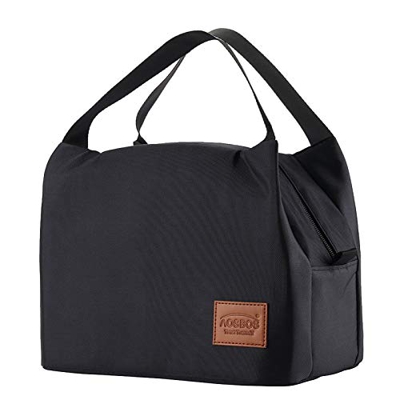Aosbos Borsa Termica Porta Pranzo Borsa del Pranzo Pranzo al Sacco Isolato Sacchetto, Applicare per Ufficio/Picnic