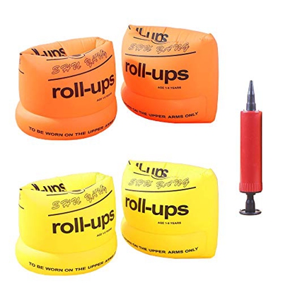 SUNSK Braccioli Piscina Bambini Braccioli Anello di Nuoto Gonfiabile per Piscina Giochi Aquatici 2 Coppie