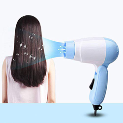 Asciugacapelli da viaggio pieghevole 2 velocità,Asciugacapelli Phon Professionali 300W Temperatura Regolabile Anti-Crespo Compatto con Impugnatura Pie precio