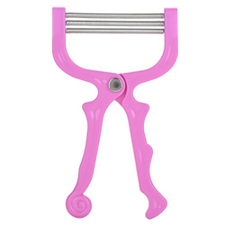 BYARSS Dispositivo di rimozione dell'epilatore dei peli del Viso Molla in plastica in Acciaio Inossidabile(Rosa) precio