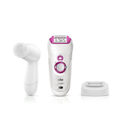 Braun Silk-épil 7-539 Epilatore, 40 Pinzette, Rosa/Bianco [Versione Vecchia] precio