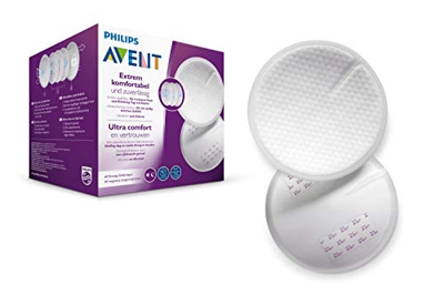 Philips Avent SCF254/61 Coppette Assorbilatte Ultra Comfort, 60 pezzi