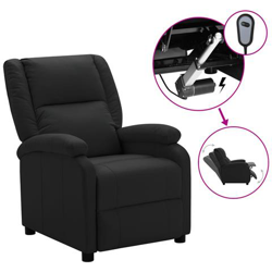 Poltrona Elettrica Per Tv Nera In Similpelle precio