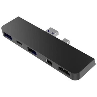 drive Duo 7-in-2 Per Macbook Pro - Porte: Hdmi 4k60hz - Usb-c 40 Gbps 100 W Pd - Grigio Siderale