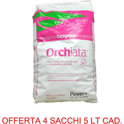 Offerta 4 Pz Orchiata Power 12-18 Mm 5Lt Substrato Orchidee Giardinaggio Fiori precio