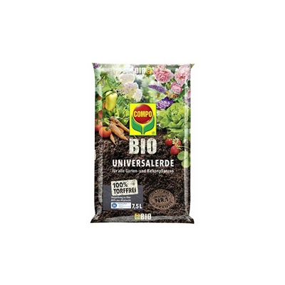 Compo 11224 Bio terriccio universale suolo libero-torba, 7.5 L