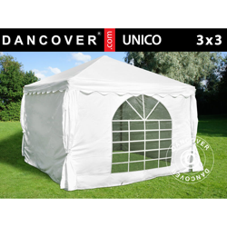 Tendone gazebo per feste UNICO 3x3m, Bianco características