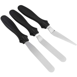 Langray - Set Spatola Torta, Mix Raschietto In Acciaio Inox, Spatola Decora Torta, Spatola Burro Crema Torta, Coltello Torta Per Muffin Cupcake características