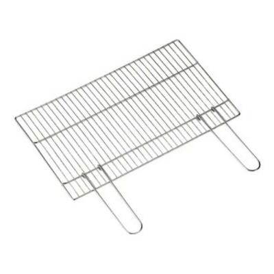 Graticola Acciaio 67X40 2M Piegh. Filo Per Bbq No Piedi