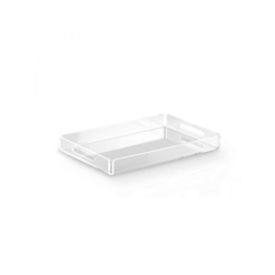Vassoio Big L.W. Trasparente Incolore 45cm X 5cm X31cm Vesta Home precio