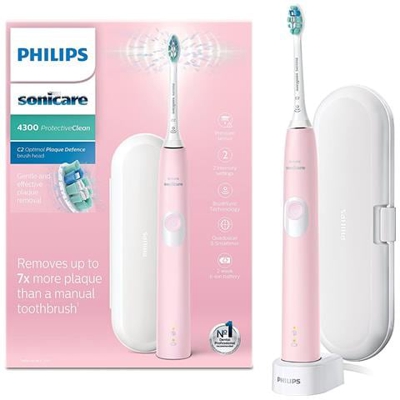 4300 Series Hx6806/03 Spazzolino Elettrico Adulto Spazzolino Elettrico Sonico Rosa