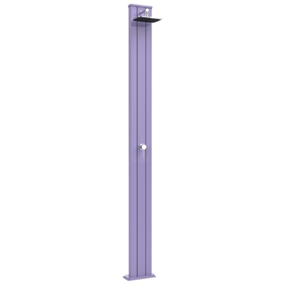 Doccia solare Spring S Arkema Viola cm 26x12x228 ARKEMA DESIGN - prodotto made in Italy CV-A200/4005