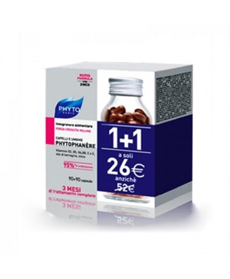 Phyto Phytophanere Rinforzante Capelli E Unghie Integratore Alimentare 90+90 Capsule