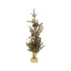 Albero di Natale DKD Home Decor Dorato (20 x 20 x 80 cm) en oferta