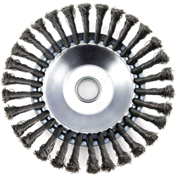 LangRay 6 pollici Testina per erbacce, Spazzola universale con ruota in filo di acciaio Accessorio per decespugliatore in metallo 25,4 MM x 150 MM características