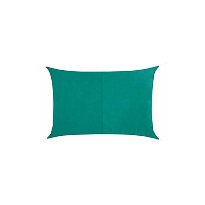 Vela parasole triangolare 3x4 m in tessuto impermeabile - Colore: VERDE smeraldo