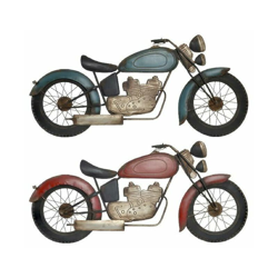 Decorazione da Parete DKD Home Decor Metallo Moto (2 pcs) (98 x 5 x 48 cm) en oferta