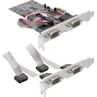 4 x serial PCI Express card scheda di interfaccia e adattatore