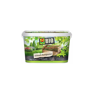 Compo Bio Composter rapido 3Â kg, Verde, 17.5Â x 17.5Â x 15.6Â cm, 20825