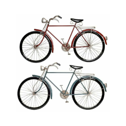 Decorazione da Parete DKD Home Decor Metallo Bicicletta (2 pcs) (90 x 5 x 48 cm) características