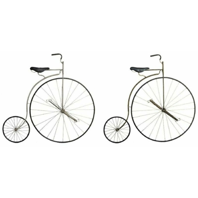 Decorazione da Parete DKD Home Decor Metallo Bicicletta (2 pcs) (100 x 95 x 4.5 cm)