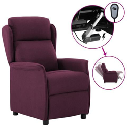 Poltrona Elettrica Reclinabile Viola In Tessuto precio