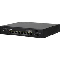 EdgeSwitch 8 Gestito Gigabit Ethernet (10/100/1000) Supporto Power over Ethernet (PoE) Nero, Interruttore en oferta