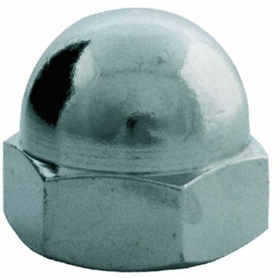 Oreca - 4 Dadi Esagonali Ciechi Torniti In Ottone Nichelato M10