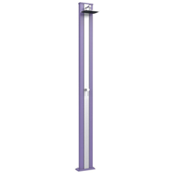 Doccia Tradizionale Spring S Viola Inox cm 26x12x228 ARKEMA DESIGN - prodotto made in Italy CV-A205/4005-I en oferta