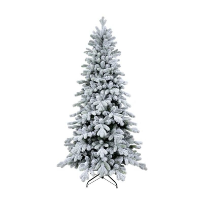 Albero di natale 240cm - CERVINO - apertura ad ombrello - Realizzato in PVC e PE REAL TOUCH
