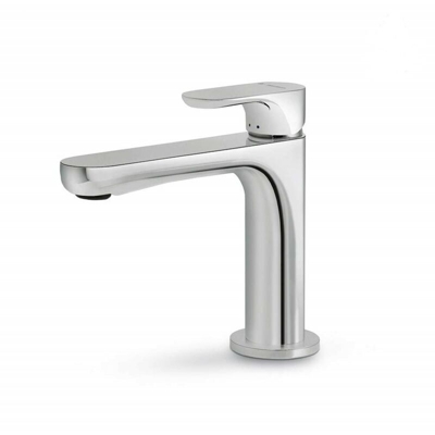 Miscelatore lavabo senza scarico con bocca lunga 125 mm Newform Linfa II 69412 | Cromo