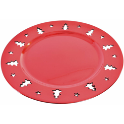 Centrotavola DKD Home Decor Rosso PP (polipropilene) Natale (33 x 33 x 2 cm) en oferta